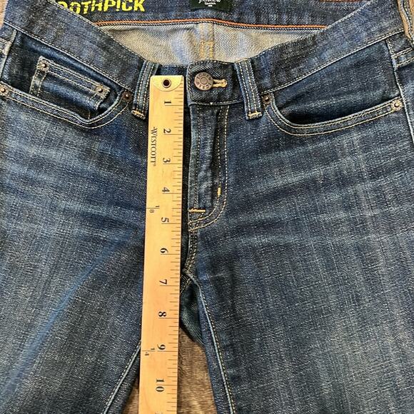 J.Crew Women's Toothpick Jean Dark Wash Size 4 - Picture 5 of 7
